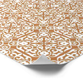 Carrouselpaarden - Chocolate Brown en Tan Poster (Hoek)