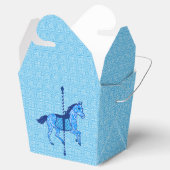 Carrouselpaarden - Cobalt en Sky Blue Bedankdoosjes (Geopend)
