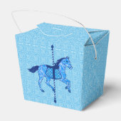 Carrouselpaarden - Cobalt en Sky Blue Bedankdoosjes (Achterkant)