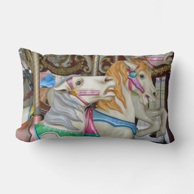 Carrouselpaarden Kussen (Voorkant)