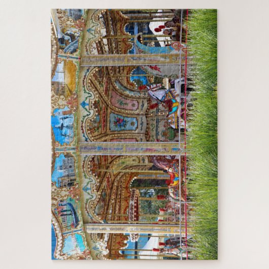 Carrouselpaarden Legpuzzel (Verticaal)