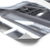 Carrouselpaarden met een kleurtoon poster (Hoek)