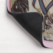  carrouselpaarden mousepad muismat (Hoek)