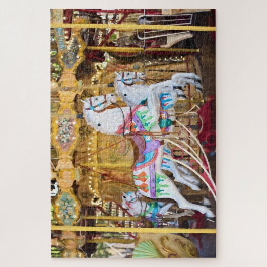 carrouselpaarden puzzel (Verticaal)