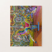 Carrouselpaarden puzzel (Verticaal)