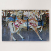 carrouselpaarden puzzel legpuzzel (Horizontaal)