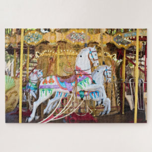carrouselpaarden puzzel legpuzzel