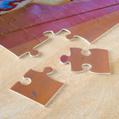 Carrouselpaarden puzzel legpuzzel (Zijkant)