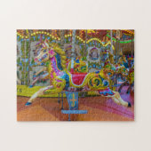 Carrouselpaarden puzzel legpuzzel (Horizontaal)