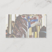 Carrouselpaarden Rides Amusementparken Visitekaartje (Achterkant)