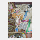 Carrouselpaarden Theedoek (Verticaal)