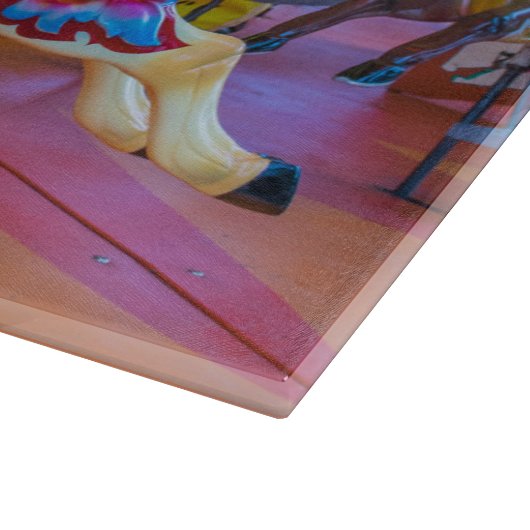 Carrouselpaarden uitzichten snijplank (Hoek)