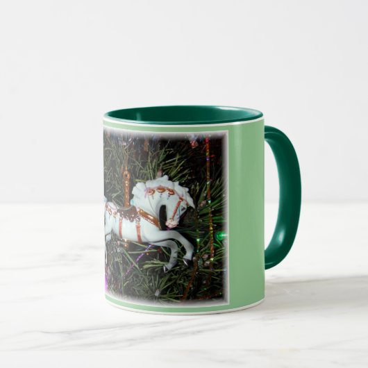 Carrouselpaardenversiering Mok (Voorkant rechts)