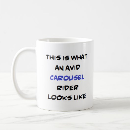 carrouselroer, enthousiast koffiemok (Links)