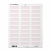 Carrouselroze Etiket (Full Sheet)
