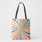 Carrouselstrepen Tote Bag (Voorkant)