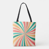 Carrouselstrepen Tote Bag (Achterkant)