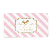 Carrouselwaterflesetiketten Etiket (Voorkant)