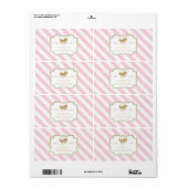 Carrouselwaterflesetiketten Etiket (Full Sheet)