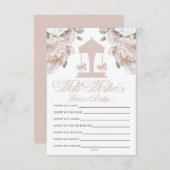 Carrouselwensen voor Baby Informatiekaartje (Voorkant / Achterkant)