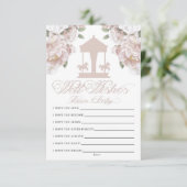 Carrouselwensen voor Baby Informatiekaartje (Staand voorkant)