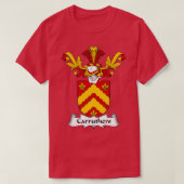 Carruthers Coat of Arms Family Crest T-shirt (Design voorkant)
