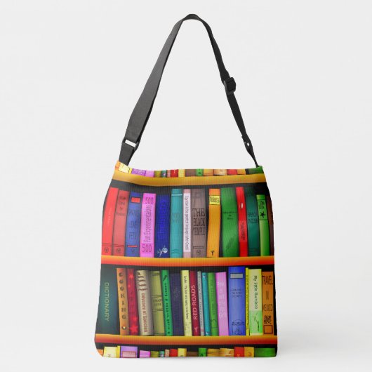 Carry-all Fun-Book Lover Crossbody Tas (Achterkant)