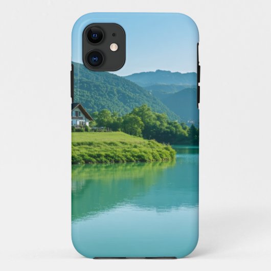 "Carry Calm - Lakeside Serenity in Your Pocket" is Case-Mate iPhone Case (Achterkant)