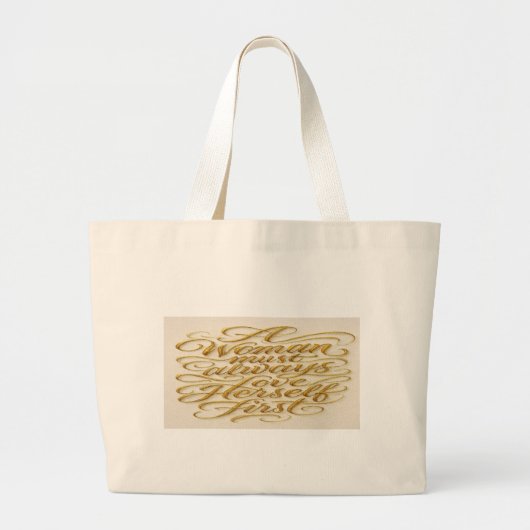  Carry Confidence: The Art of Loving Yoursel Grote Tote Bag (Voorkant)