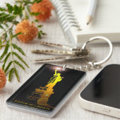 Carry Freedom: Vrijheidsbeeld Sleutelhanger (Voorkant Rechts)