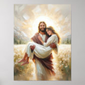 Carry Her Home, Modern Christian Art, Jesus Heals  Poster (Voorkant)