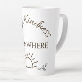 Carry Kindness Everywhere Mug Latte Mok (Rechterhoek)