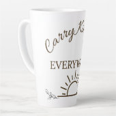 Carry Kindness Everywhere Mug Latte Mok (Linkerhoek)