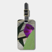 Carry-on Bagagelabel met bloemen (Voorkant verticaal)