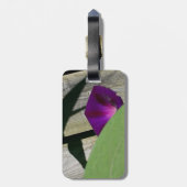 Carry-on Bagagelabel met bloemen (Achterkant verticaal)