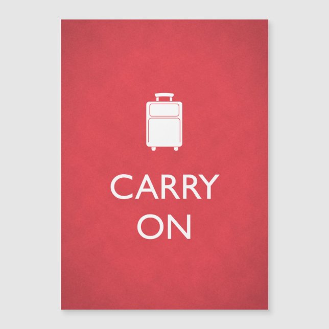 CARRY ON - Luggage - Funny Red (Voorkant)