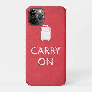 CARRY ON - Luggage - Funny Red iPhone 11 Pro Hoesje