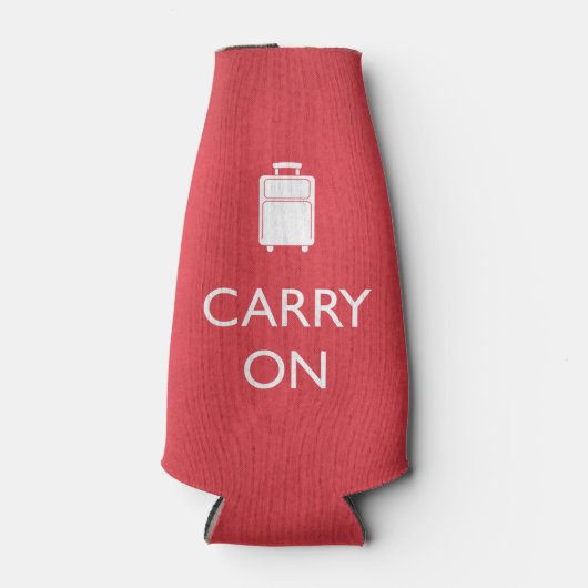 CARRY ON - Luggage - Funny Red Flesjeskoeler (Voorkant)