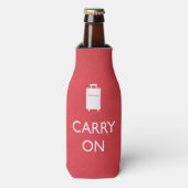 CARRY ON - Luggage - Funny Red Flesjeskoeler (Fles Voorkant)