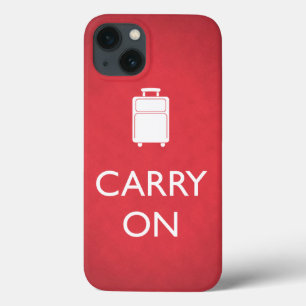 CARRY ON - Luggage - Funny Red iPad Case