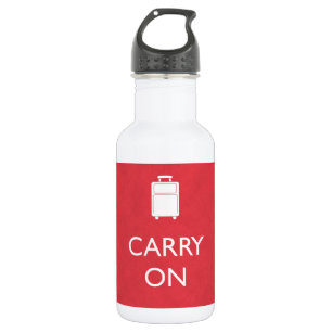 CARRY ON - Luggage - Funny Red Waterfles