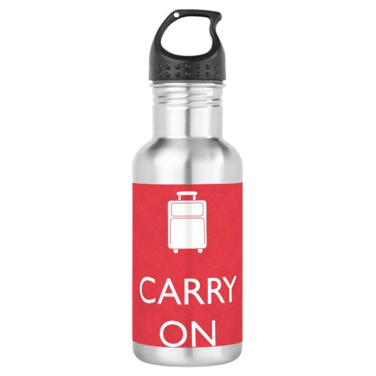 CARRY ON - Luggage - Funny Red Waterfles (Voorkant)