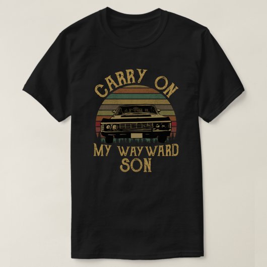 Carry On Wayward Son T-shirt (Design voorkant)