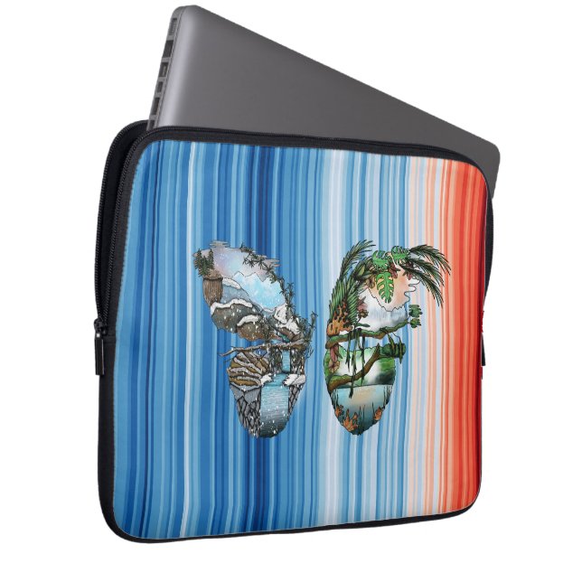 Carry the Future, Protect the Planet - COP30 Laptop Sleeve (Voorkant Rechts)