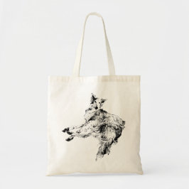  Carry the Quiet – Silken Windhound Tote Bag