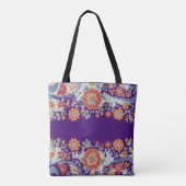 Carry with Style Paars  Tote Bag (Achterkant)