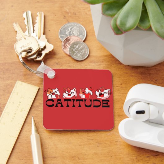 Carry Your Cat – Cute Cat Keychain 🐾💖 (Bureau)