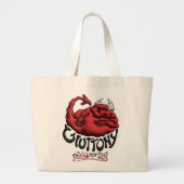 Carry Your Sin Gluttony  Grote Tote Bag (Voorkant)