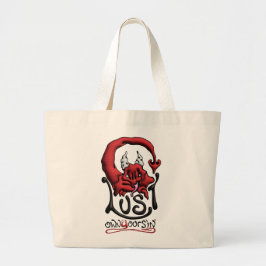Carry Your Sin Lust  Grote Tote Bag