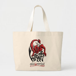 Carry Your Sin Wrath  Grote Tote Bag
